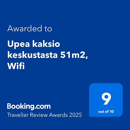 דירה Upea Kaksio Keskustasta 51m2, Wifi *